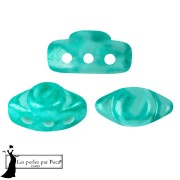 Volos® Glass Beads by Puca® 4x8 mm - Mishmash Emerald x10g|raw }}