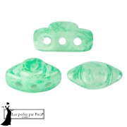 Volos® Glass Beads by Puca® 4x8 mm - Mishmash Green x10g|raw }}