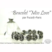 Volos® Glass Beads by Puca® 4x8 mm - Mishmash Topaz x10g