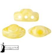 Volos® Glass Beads by Puca® 4x8 mm - Mishmash Yellow x10g|raw }}