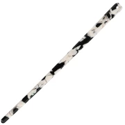 Hairpin with a hole - Tortoiseshell - Black - Beige x1