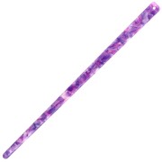170x9 mm Hairpin with Hole - Tortoiseshell - Purple - Pink - Pearlescent Beige
