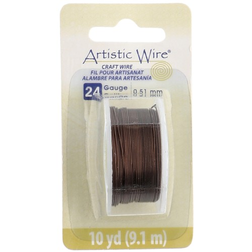 Artistic Wire Copper Wire 0.51 mm - Antique Brass x9.1 m