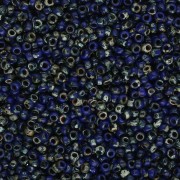 Miyuki 15/0 Seed Beads 4518 - Opaque Cobalt Picasso x8g|raw }}