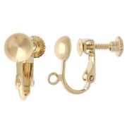Screw-on Earrings - 3-micron Gold-Plated (2-pack)