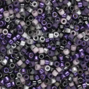 Miyuki Delica 11/0 Mix - Purple Rain x8g