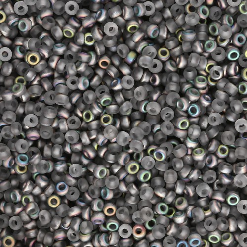 Miyuki 15/0 Seed beads 4557 - Crystal Vitrail Matte x8g