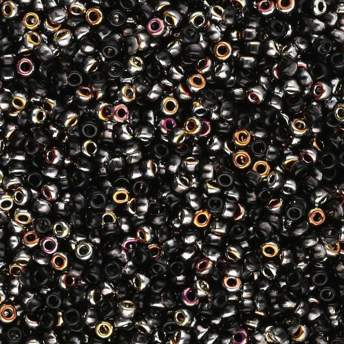 Miyuki 15/0 Seed beads 4560 - Black Marea x8g