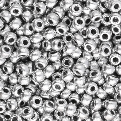 Miyuki 8/0 Seed Beads 4587 - Aluminum Silver x8g