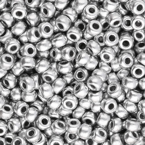 Miyuki 8/0 Seed Beads 4587 - Aluminum Silver x8g