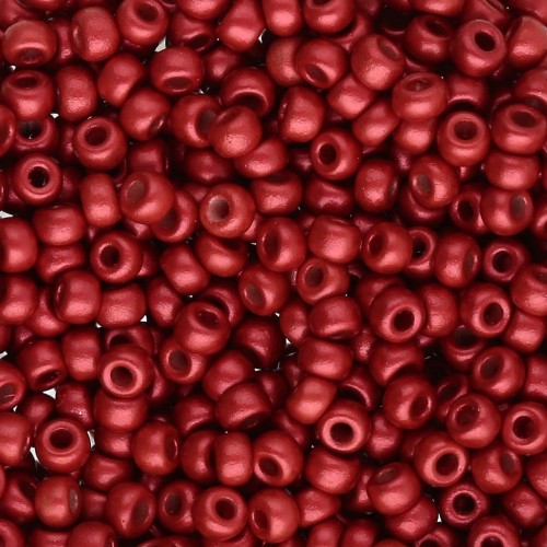Miyuki 8/0 Seed Beads 4591 - Lava Red x8g