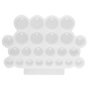 Géa Creations silicone mold for making round pendants, 12 mm to 20 mm, x1