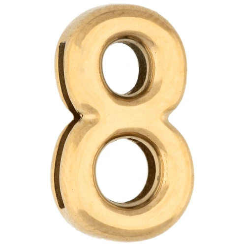 15x9 mm Earring Back - 8 - for 10 mm ribbon - 304 Stainless Steel, Gold-Plated x1