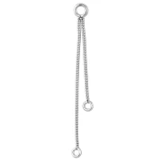 3.5 cm and 2 cm Serpentine Chain Spacers - 304 Stainless Steel x1