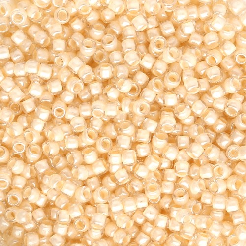 Toho Takumi LH 11/0 Seed beads TAK11R-352 Inside-Color Crystal/Light Jonquil Lined x8g