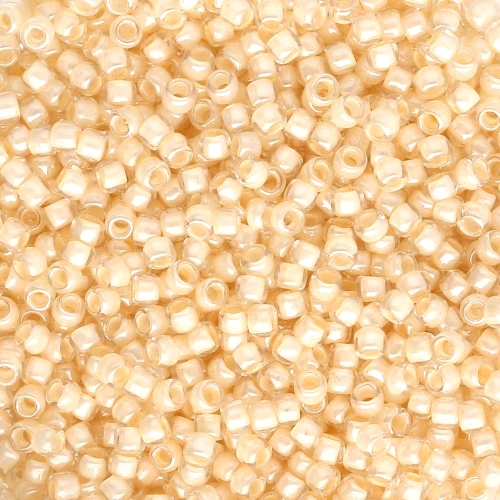 Toho Takumi LH 11/0 Seed beads TAK11R-352 Inside-Color Crystal/Light Jonquil Lined x8g