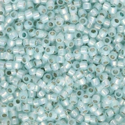 Toho Takumi LH 11/0 Seed Beads TAK11R-PF2116 - PF Milky Light Aqua Silver-Lined x8g