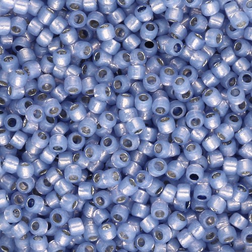 Toho Takumi LH 11/0 Seed Beads TAK11R-PF2123 - PF Milky Sapphire Silver-Lined x8g