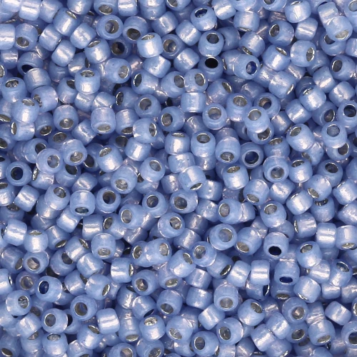 Toho Takumi LH 11/0 Seed Beads TAK11R-PF2123 - PF Milky Sapphire Silver-Lined x8g