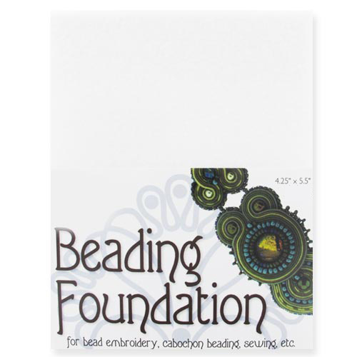 Felt squares for embroidery, 11x14 mm - White (4-pack)
