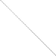 Fine Chain for Miyuki Delica 11/0, 0.8 mm Trace Link - 304 Stainless Steel, 1 m