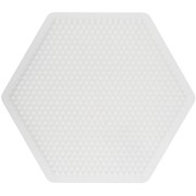 15x17 cm hexagonal board for Hama Midi beads - White x1|raw }}