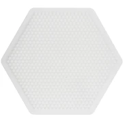 15x17 cm hexagonal board for Hama Midi beads - White x1