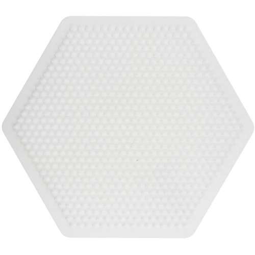 15x17 cm hexagonal board for Hama Midi beads - White x1