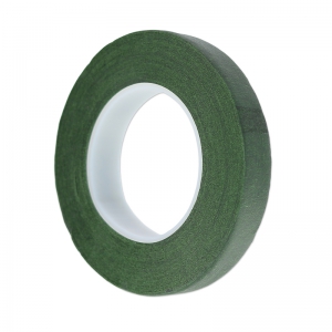 Crepe paper tape for flowers 12.5 mm green tree x 27.4m