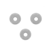 Heishi Beads 4x1.8 mm - Silver-Plated x20