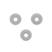 Heishi Beads 4x1.8 mm - Silver-Plated x20