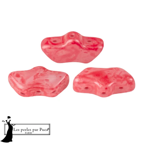 Delos® by Puca® 6x11 mm - Mishmash Dark Peach x10g