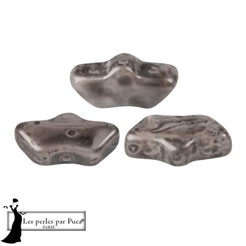 Delos® by Puca® 6x11 mm - Mishmash Taupe x10g
