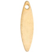 Smooth teardrop sequins, 15 mm - Gold x10|raw }}