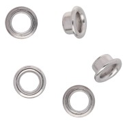 8 mm Caps for Polymer Clay Beads - Silver x50|raw }}