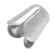 4 mm Tulip Shells - Silver-Plated x10