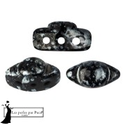 Volos® Glass Beads by Puca® 4x8 mm - Enamel Grey x10g