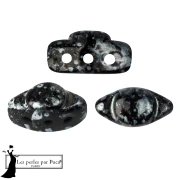 Volos® Glass Beads by Puca® 4x8 mm - Enamel Grey x10g