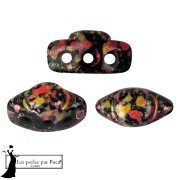 Volos® Glass Beads by Puca® 4x8 mm - Orange Enamel x10g