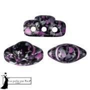 Volos® Glass Beads by Puca® 4x8 mm - Enamel Pink x10g