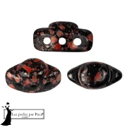 Volos® Glass Beads by Puca® 4x8 mm - Enamel Red x10g