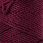 2 mm Cotton Cord Spool for Macramé - Garnet x 100 m