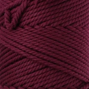 2 mm Cotton Cord Spool for Macramé - Garnet x 100 m