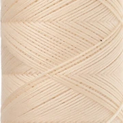 Slam Cord Waxed Polyester Flat Cord for Micro Macramé, 0.6 mm - Bisque, 100 m