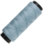 Light blue - Slam Cord Waxed Polyester Flat Cord for Micro Macramé, 0.8 mm - Light Blue, 100 m Slam Cord Waxed Polyester Flat Cord for Micro Macramé, 0.8 mm - Light Blue, 100 m