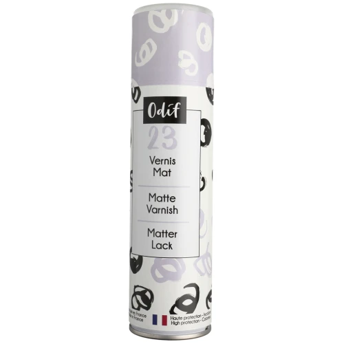 Odif No. 23 All-Purpose Protective Spray Varnish for All Surfaces, Matte, 250 ml