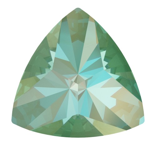 Swarovski Triangle Cabochon 4799, 9 mm, Crystal Silky Sage Delite, 1 piece