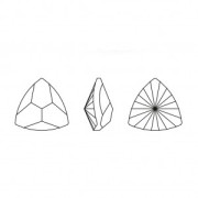 Swarovski Triangle Cabochon 4799, 9 mm, Crystal Silky Sage Delite, 1 piece