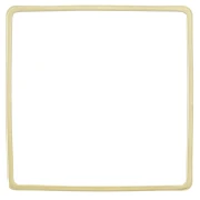 Spacer for beadweaving nude brass