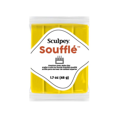 Sculpey Soufflé Clay, 48 g - Yellow (No. 6079)